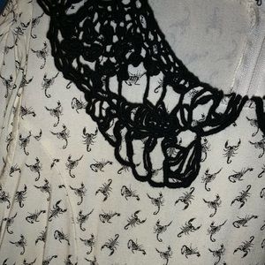 Penny Dreadful Gothic/Vintage Scorpion Print Dress